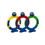 Argolas Subaquáticas Golfinhos