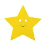 Tapete estrela feliz